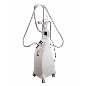 A white Portable Velashape 2 Beauty Slimming Vacuum Roller Radio Frequency Rf Cavitation Liposuction Machine with a handle on it.