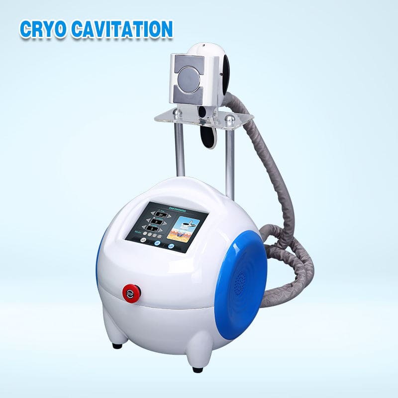 La migliore macchina per liposuzione con cavitazione fredda e innovazione professionale OSANO, dotata della tecnologia a ultrasuoni OSANO, è presentata su uno sfondo blu vibrante.