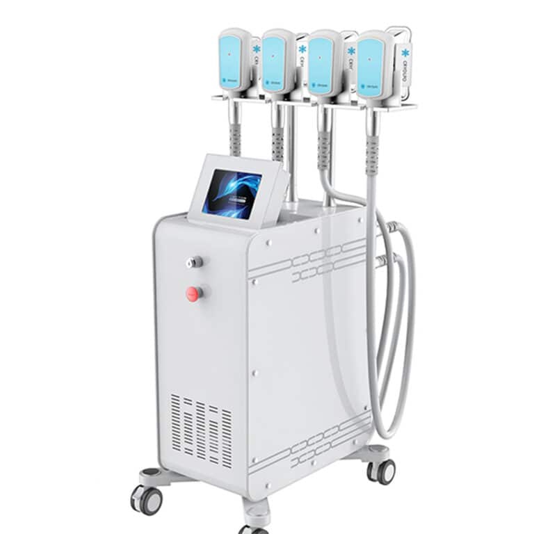 An Advanced Fat Freezer Cryolipolysis System Technology Permanent Cryotherapy Non-surgical Fat Reduction Equipment with three different types of machines, including a Advanced Fat Freezer Cryolipolysis System Technology Permanent Cryotherapy Non-surgical Fat Reduction Equipment for non-surgical fat reduction.