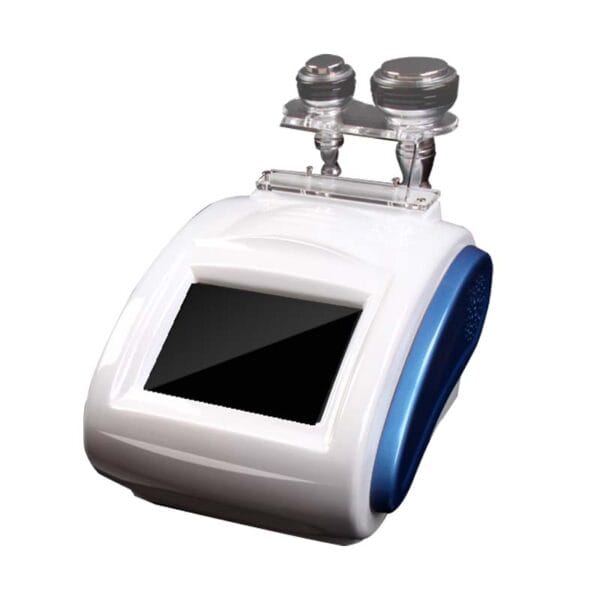 A Beauty Equipment Suppliers Ultrasound Cavitation / Kavitation Lipo Weight Loss Treatment machine for weight loss treatment on a white background.