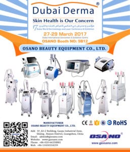 Explore the latest beauty equipment showcased at Dubai Derma 2017.
