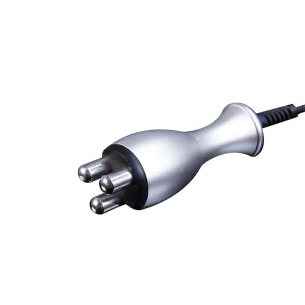 A silver plug on a white background, ideal for Best Anti Cellulite Cavitation Rf Radio Frequency Home Device Treatment treatments.