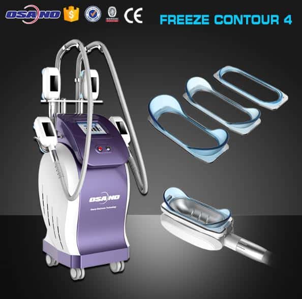 Freeze contour 4 body slimming machine exhibited at Cosmoprof Worldwide Bologna 2018.