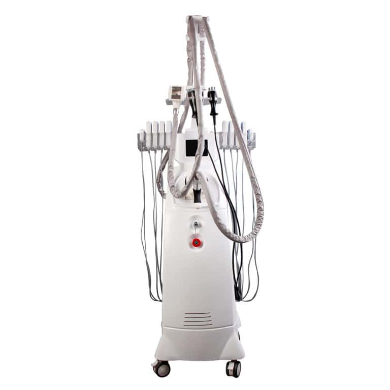 An image of a Reduce Cellulite Radio Frequencies Lipo Cavitation Vacuum Therapy Velashape Machine that utilizes lipo cavitation to remove fat from the body.