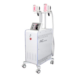 An image of a Beauty Machines Distributors Two Handles Cryolipolys Cryo Cooling Device on a white background.