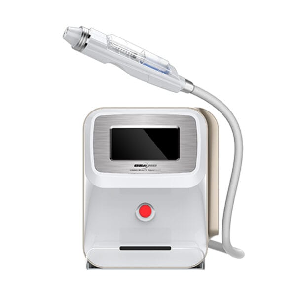 The 3 IN 1 RF Electroporation Cryotherapy Best High Frequency Machine with a red light on it.