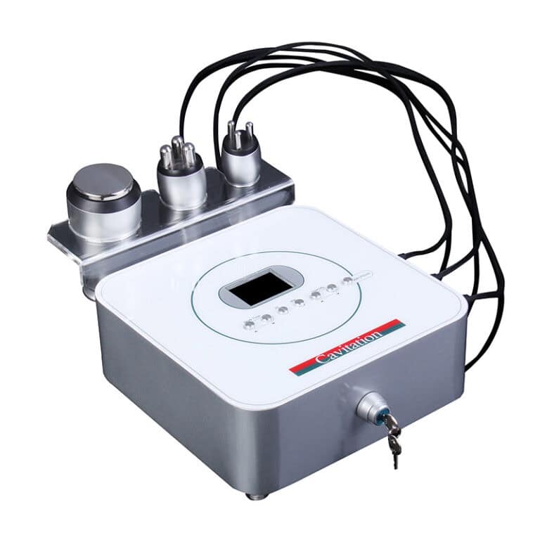 A machine that utilizes the Best Anti Cellulite Cavitation Rf Radio Frequency Home Device Treatment for facial treatment.