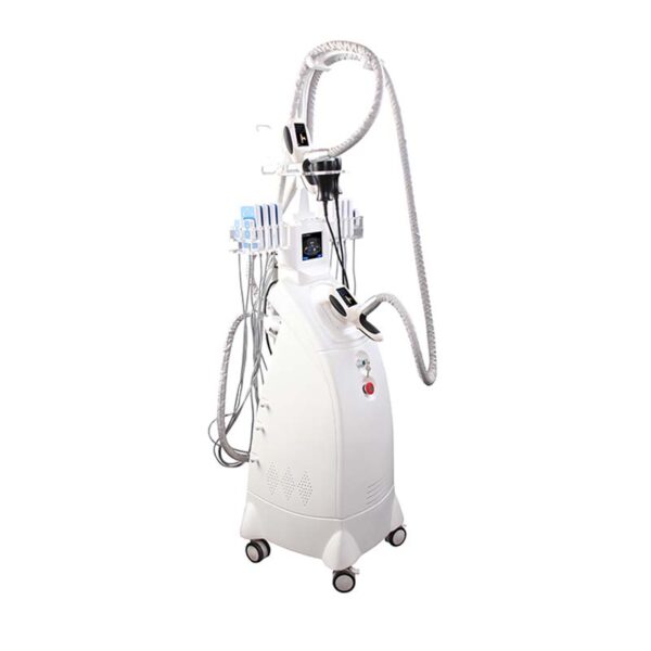 A white Slimming Beauty 6 in 1 body contouring machine with a hose attached to it.