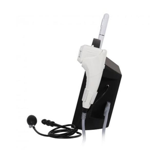 The Portable 4 In 1 Best Hifu Machine with a microphone attached to it.