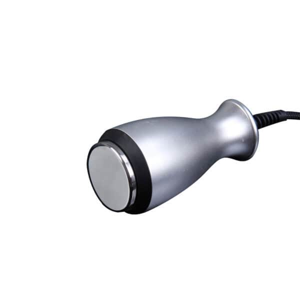 A silver and black Best Anti Cellulite Cavitation RF Radio Frequency Home Device Treatment with a cord attached to it, specifically designed for anti-cellulite cavitation RF treatment.