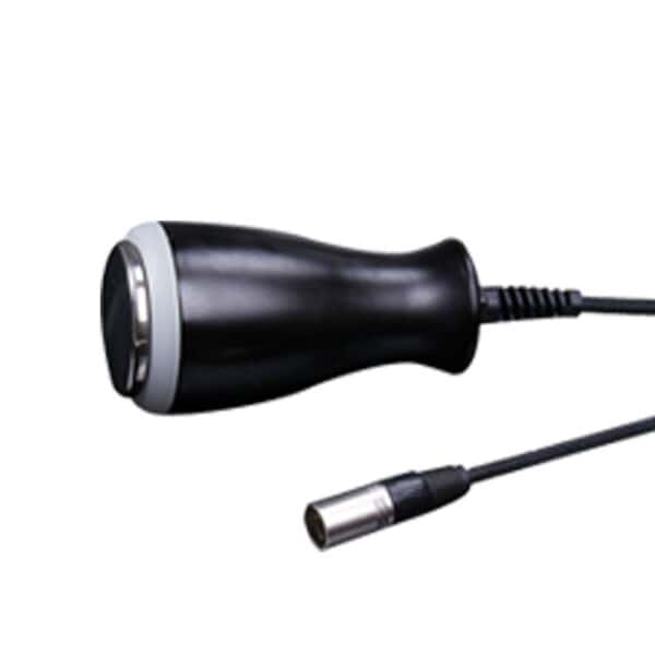 A black cord with a black plug attached to it, connecting to the Cryolipolysis Cyro Machine Fat Loss Therapy Without Side Effects.