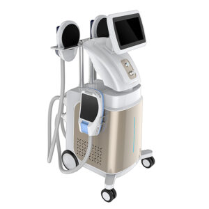 An image of a Non-surgical EMS New Technology Sculpt Machine used to remove fat from the body.