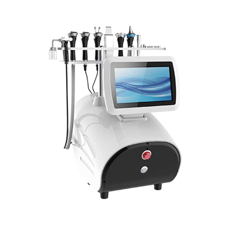 A Facial Multifunction Portable Hydrafacial Machine featuring a built-in TV, perfect for hydrafacial treatments.