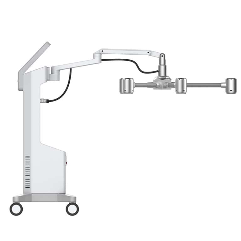 An Newest Technology 532nm Wavelength Green Cold Led Light Therapy Machine on a white background.