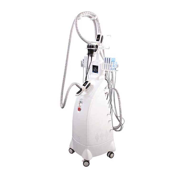 A white 6 in 1 Laser Skin Resurfacing Machine For Sale, with a hose attached to it, is available for sale.
