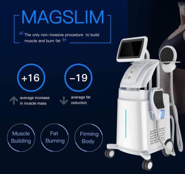 This is a listing for the Upgraded Version Non-surgical EMS Sculpting Machine For Sale, an innovative EMS sculpting machine available for sale.