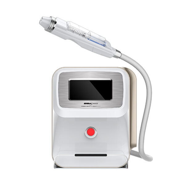 An Electroporation Cryotherapy Best Microdermabrasion Facial Machine with a red light on it.