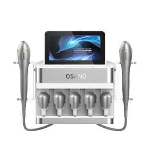 An advanced Best Portable High-Intensity Focused Ultherapy Hifu Machine equipped with a tablet and a tv for enhanced user experience.