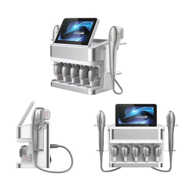 A collection of innovative Portable High-Intensity Focused Ultrasound 7D Best Hifu Home Devices for various facial treatments.