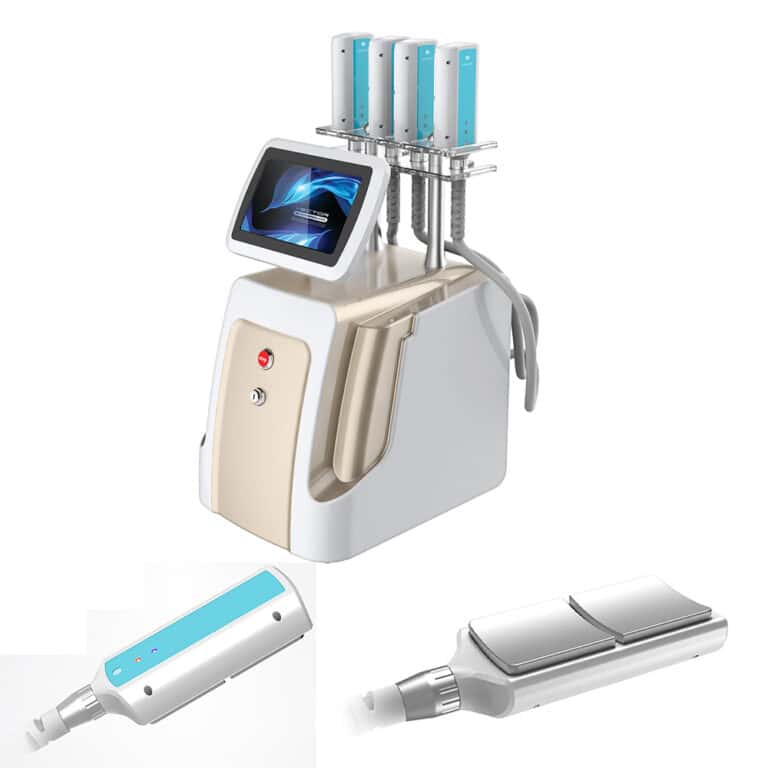 An image of the EMS 360 Cryolipolysis Fat Burning Machine For Home Use with two different types of equipment.