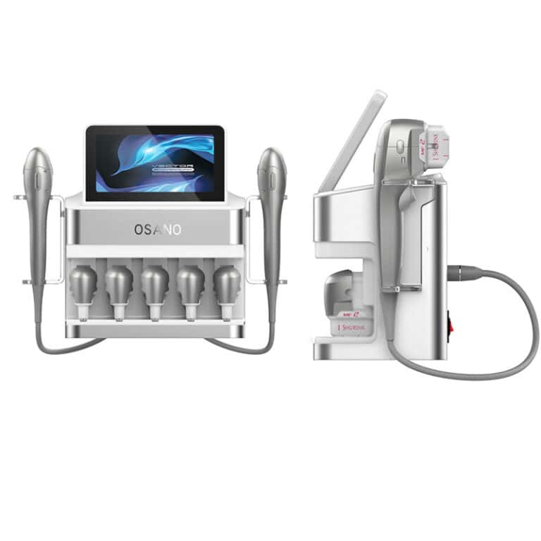 An innovative Portable High-Intensity Focused Ultrasound 7D Best Hifu Facial Machine equipped with a built-in TV for enhanced experience.