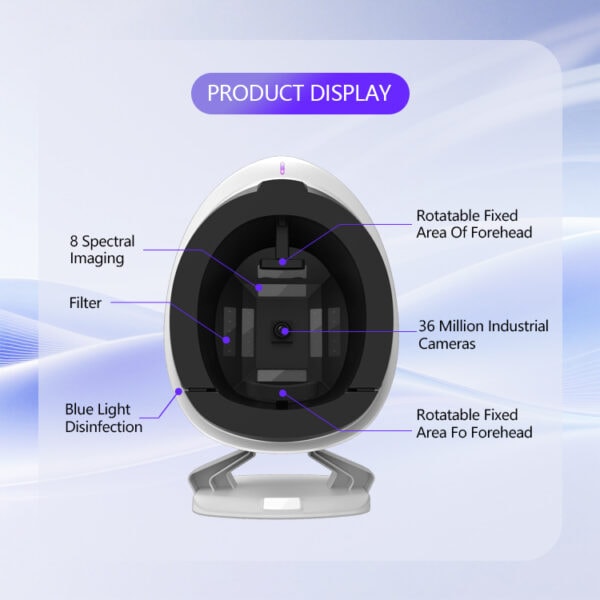 Advanced Skin Analysis Machine with Multispectral Imaging Technology for precise skin diagnostics.