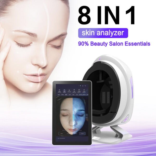 Advanced skin analysis device for personalized skincare solutions. The Osano machine uses multispectral imaging to assess skin health, detect issues, and recommend treatments for optimal skin care.